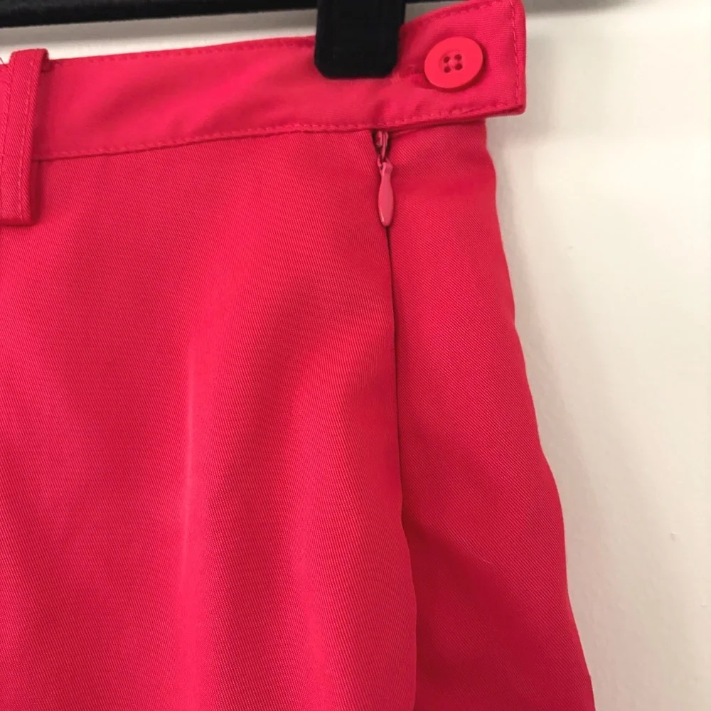 Fairway‎ Golf & Resort Red Skort Size 10 Mini A-Line Pockets Career Casual - Picture 8 of 9